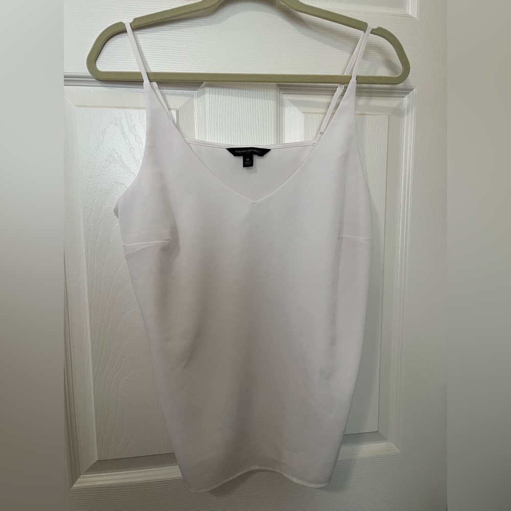 Banana Republic white camisole. Size medium.